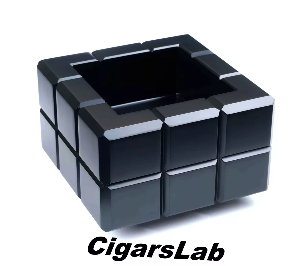 Пепельница Colibri Heritage Cube, Черный лак AT125T1