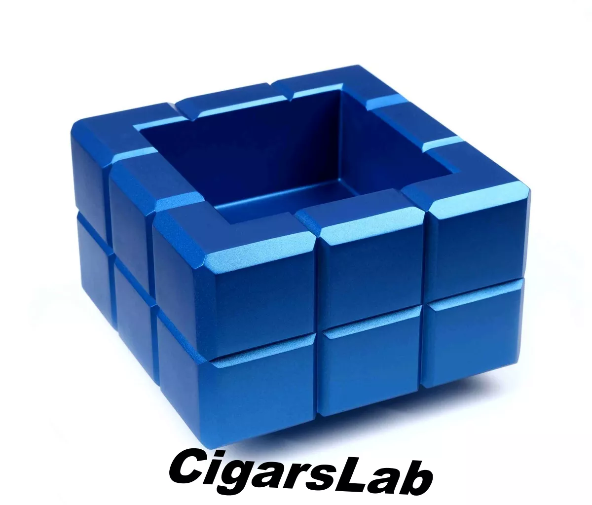 Пепельница Colibri Heritage Cube, Синий лак Navy AT125T4