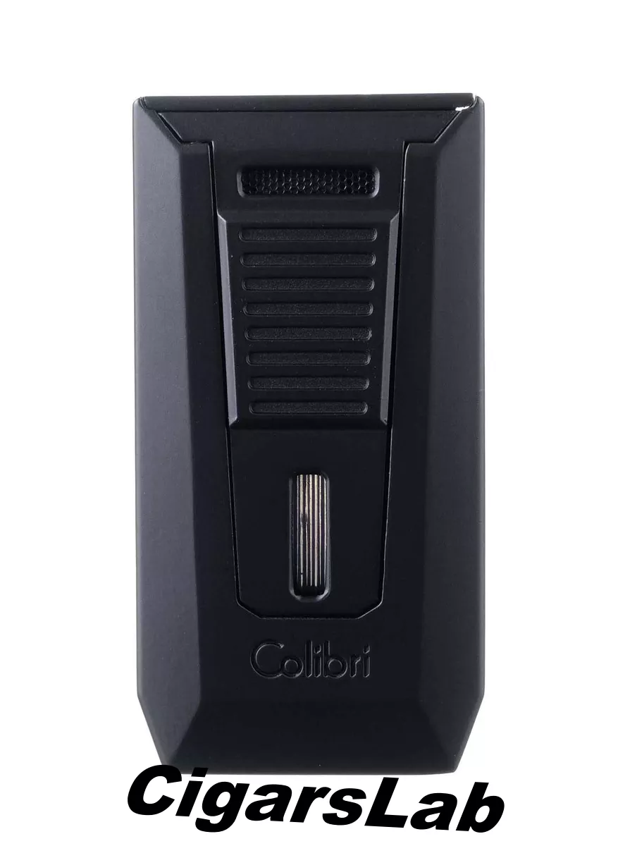 Зажигалка сигарная Colibri Slide (двойное пламя), черная