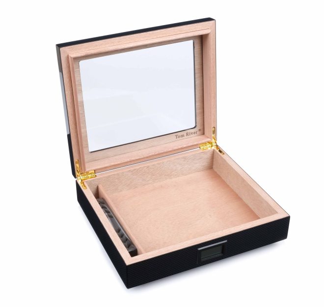 Хьюмидор Tom River на 30 сигар со стеклом, Карбон 560-256 preview