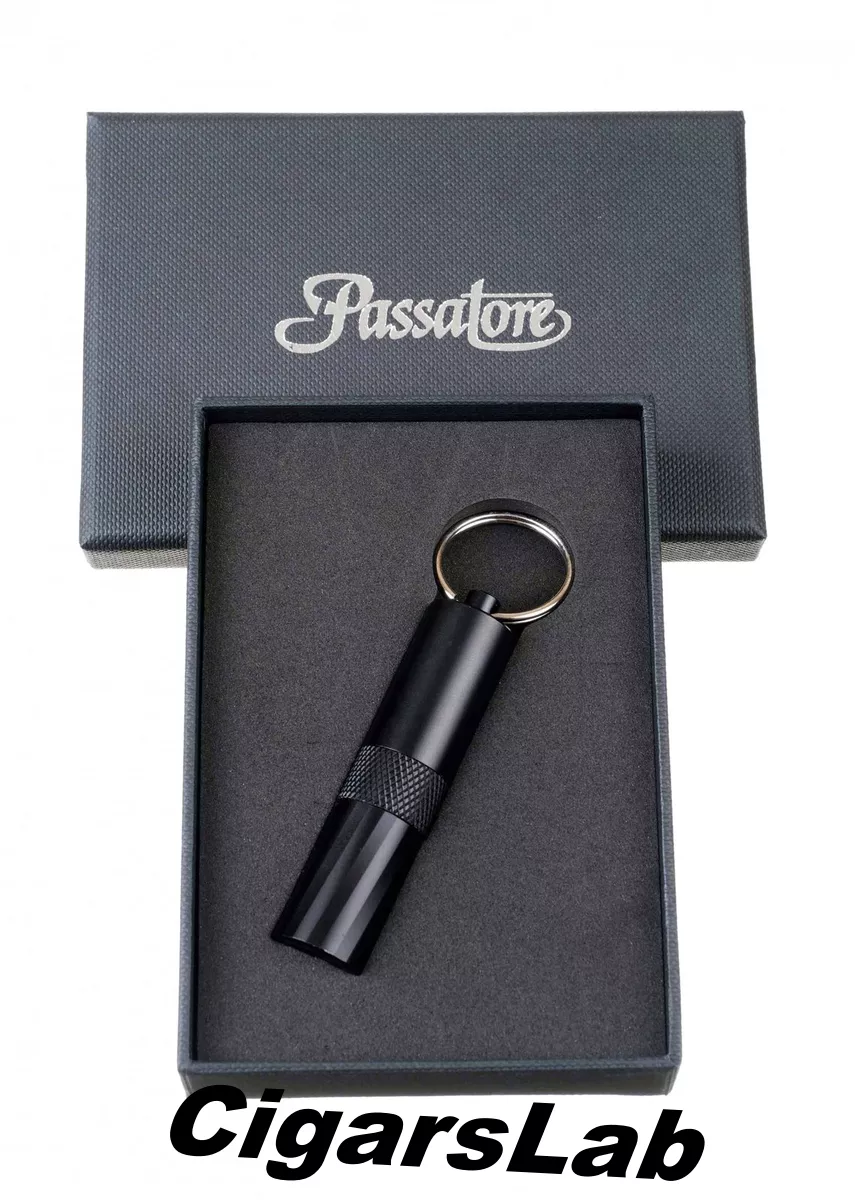 Пробойник сигарный Passatore c докуривателем, Антрацит (Германия) 593-915