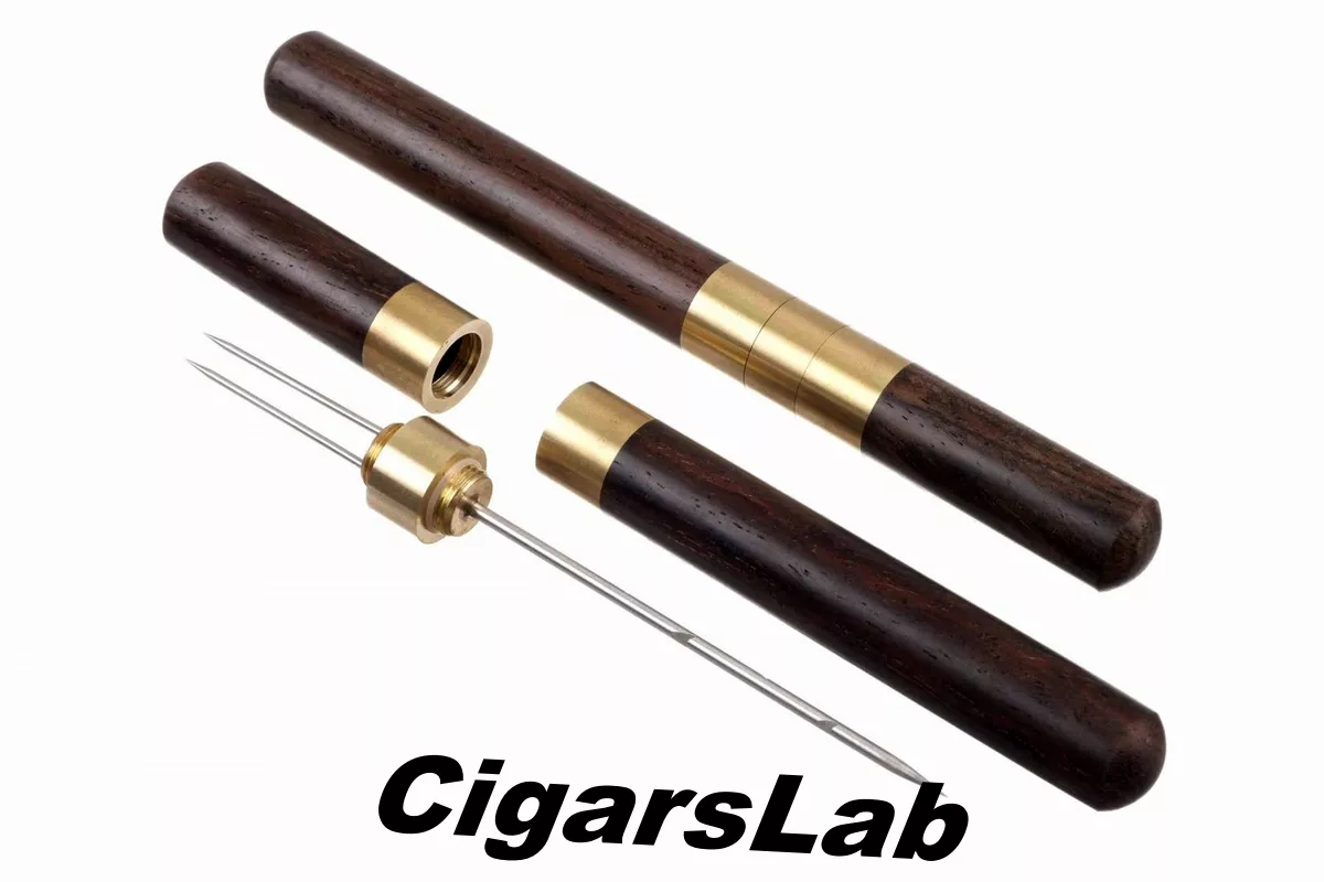 Пробойник сигарный Passatore c докуривателем, Дерево 592-171